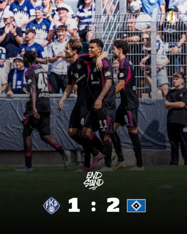 差点翻车！德国杯首轮，汉堡加时逆转德国第五级别球队火暴晋级