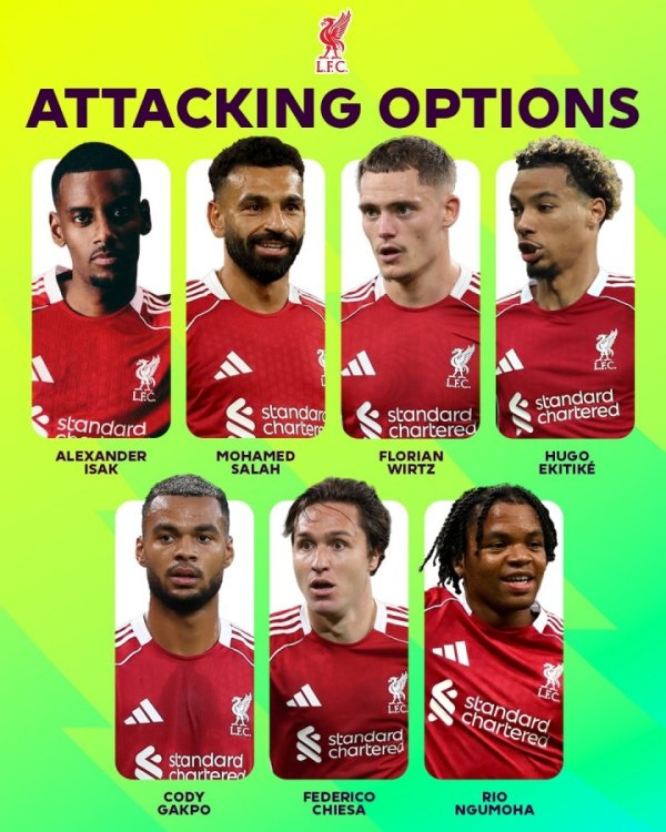 太豪阔了🤯英超官方晒照咨嗟：伊萨克加盟，望望利物浦的锋线