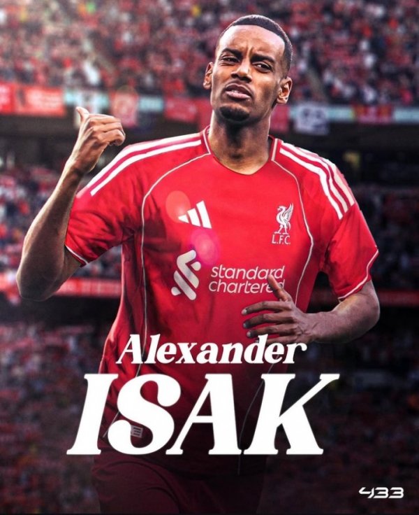 创记载报价！记者：利物浦准备1.3亿报价伊萨克，今天与纽卡会谈