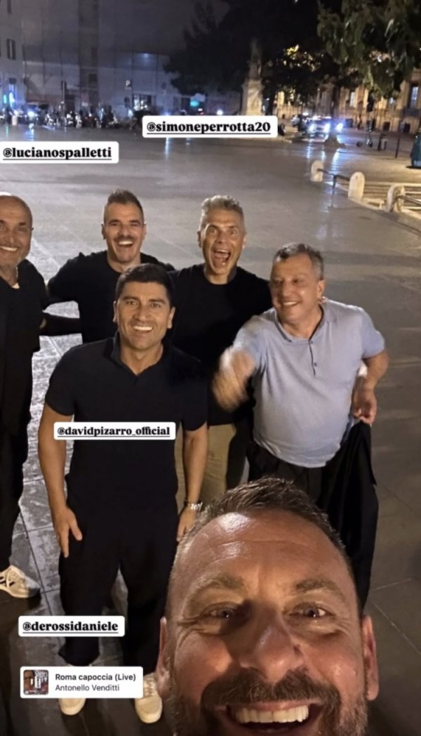 米体：德罗西等罗马名宿担忧斯帕莱蒂景象，邀请他吃饭饱读舞他鲁莽