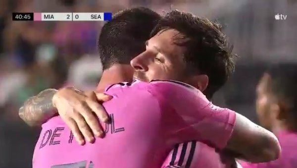 还是“巴西”连线！梅西破门传射立功，迈阿密2-0跳动