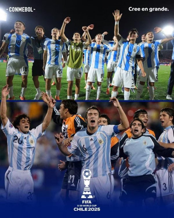 阿根廷时隔18年再次干预世青赛决赛，前次决赛阿圭罗破门夺冠