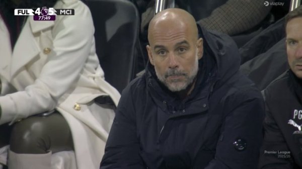 难说念这3分要丢？曼城大好地点被扳到5-4，瓜迪奥拉心思愣住了